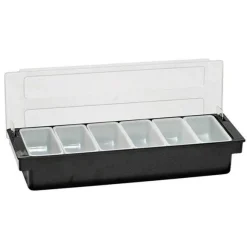 Outlet RETIF Distributeur Condiments 6 Compartiments Ps Chrome