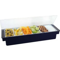 Outlet RETIF Distributeur Condiments 6 Compartiments Ps Chrome