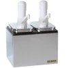 Outlet RETIF Distributeur De Sauce 2 Pompes 36L 24,7X19,6X32Cm Inox
