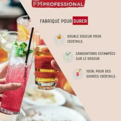 Flash Sale RETIF Doseur Alcool Pour Cocktail 5Cl Et 3Cl En Inox Fm Professional Boissons