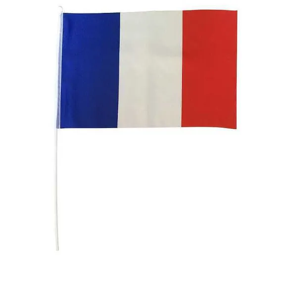 Outlet RETIF Drapeaux Polyester France 30X45 Cm Avec Tige Pvc - Par 12