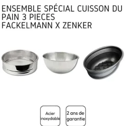 Fashion RETIF Ensemble 3 Ustensiles Sp Cial Cuisson Du Pain Zenkerxfackelmann