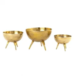 Cheap RETIF Ensemble De 3 Coupes Sur Tr Pied Gold
