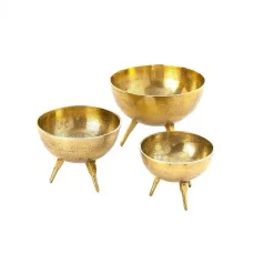 Cheap RETIF Ensemble De 3 Coupes Sur Tr Pied Gold