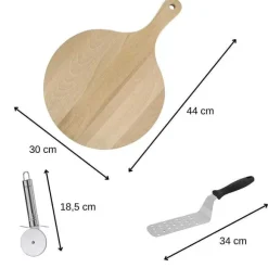 Hot RETIF Ensemble De 3 Ustensiles Pour Pizzas Fackelmann