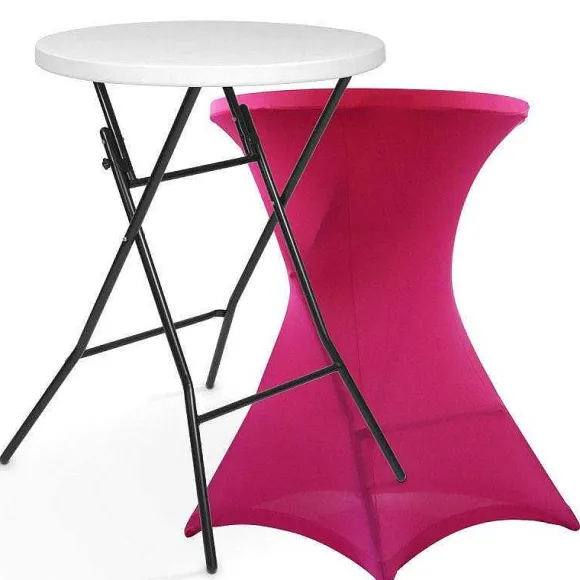 Discount RETIF Ensemble Mange-Debout + Housse Rose Acier Rekkem 80 X 110 Cm