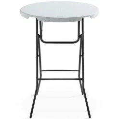 Outlet RETIF Ensemble Mange-Debout + Housse Grise Acier Rekkem 80 X 110 Cm