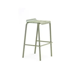 New RETIF Ensemble Mange-Debout Rond Alicante En Aluminium Pour 4 Personnes Vert Jonc