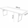 Cheap RETIF Ensemble Set Brasserie Table + 2 Bancs (Tout Est Pliable)