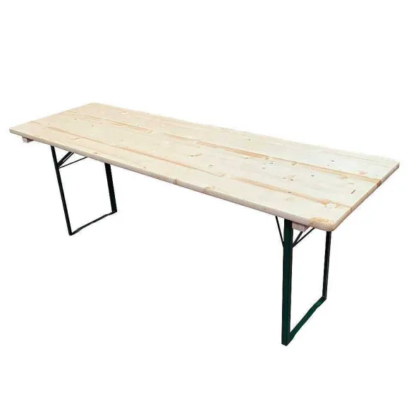 Cheap RETIF Ensemble Set Brasserie Table + 2 Bancs (Tout Est Pliable)