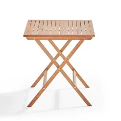 Flash Sale RETIF Ensemble Table Carr E Pliante (70 X 70 Cm) + 2 Chaises Pliantes Blanc