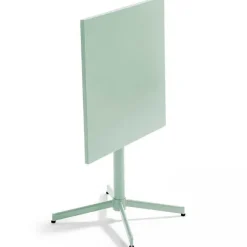 Clearance RETIF Ensemble Table D'Exterieur Carr E Et 2 Chaises M Tal Vert Sauge