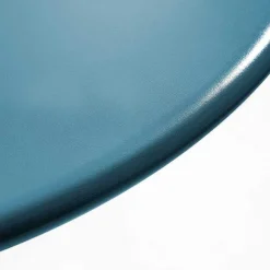 Store RETIF Ensemble Table Ronde Et 2 Chaises D'Exterieur Bistrot En M Tal Turquoise