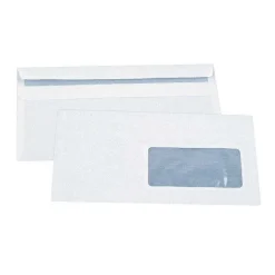 Outlet RETIF Enveloppes Blanches Autocollantes Fen Tre 110X228Mm - Lot De 500