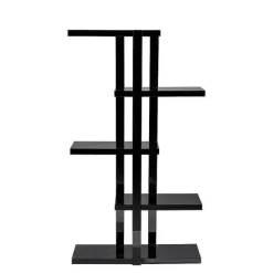 Outlet RETIF Etag Re 5 Niveaux Noir Laqu L90 X P30 X H160 Cm