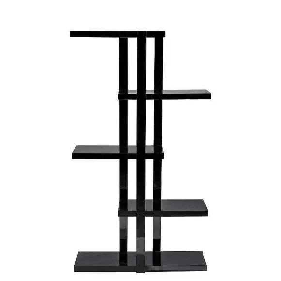 Outlet RETIF Etag Re 5 Niveaux Noir Laqu L90 X P30 X H160 Cm