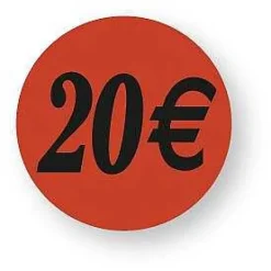 Best Sale RETIF Etiquette Adh Sive En Papier 20 Rouge Diam Tre 3,6Cm - Vendu Par 500