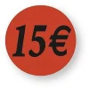 Cheap RETIF Etiquette Adh Sive En Papier 15 Rouge Diam Tre 3,6Cm Par 500
