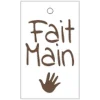 Best Sale RETIF Etiquette "Fait Main" Fil 30X50Mm - Paquet De 50