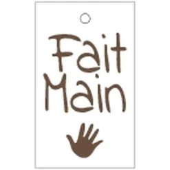Best Sale RETIF Etiquette "Fait Main" Fil 30X50Mm - Paquet De 50
