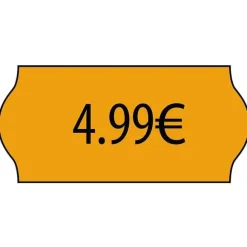 Cheap RETIF Etiquette Meto Format 26X12Mm Fluo Orange Standard - Par 12000