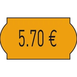 Outlet RETIF Etiquette Meto Format 22X12Mm Fluo Orange Standard - Par 12000