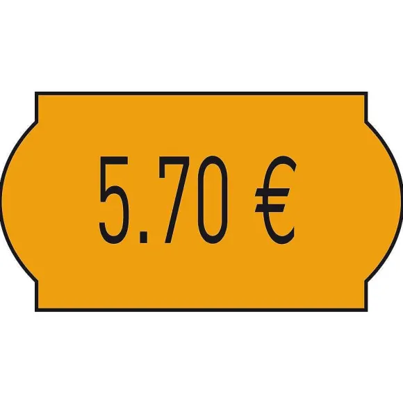 Outlet RETIF Etiquette Meto Format 22X12Mm Fluo Orange Standard - Par 12000