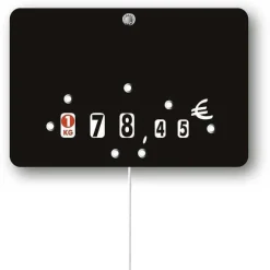Online RETIF Etiquette Roulettes Pique-Inox 'Neutre' Noir 12X8Cm Par 10