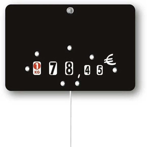 Online RETIF Etiquette Roulettes Pique-Inox 'Neutre' Noir 12X8Cm Par 10