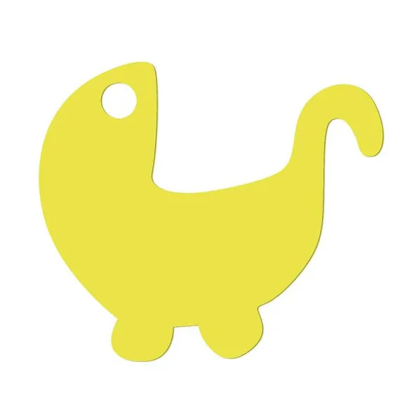 Outlet RETIF Etiquettes Poussette Jaune 5 X 4.3 Cm - Par 24 Lots De 50
