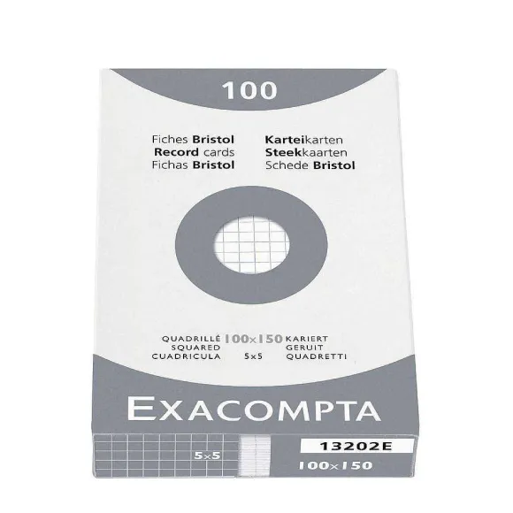 Cheap RETIF Etui 100 Fiches Bristol Blanc 100X150 - 5X5