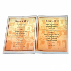 Store RETIF Etui Transparent Double Format A4 - Par 10