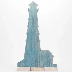 Fashion RETIF Fa Ade De Phare Bleue L 45,5 X H 78 Cm