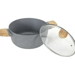Best RETIF Faitout En Aluminium Forg Poign Es Effet Bois 24Cm