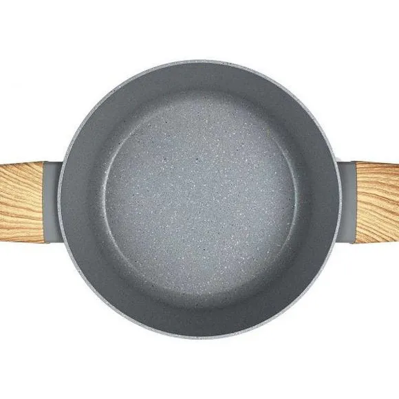 Best RETIF Faitout En Aluminium Forg Poign Es Effet Bois 24Cm