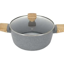 Best RETIF Faitout En Aluminium Forg Poign Es Effet Bois 24Cm