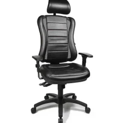 Best RETIF Fauteuil Baquet Simili Cuir Noir Surpiqu En Rouge