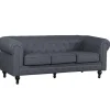 Outlet RETIF Fauteuil D'Attente Chester 3 Places Gris