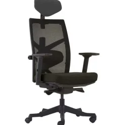 New RETIF Fauteuil De Bureau Ergonomique En Tissu Et Filet Avec T Ti Re Dynamic