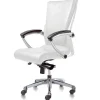 Shop RETIF Fauteuil De Direction - Cuir Blanc