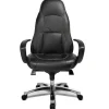 Discount RETIF Fauteuil De Direction Baquet Avec Coutures Surpiqu Es En Cuir Coloris Noir