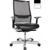 Best RETIF Fauteuil De Direction Design Et Ergonomique Chrom Avec Support Lombairec- Noir