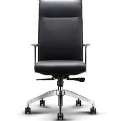 Best Sale RETIF Fauteuil De Direction Style Aviateur - Cuir Noir