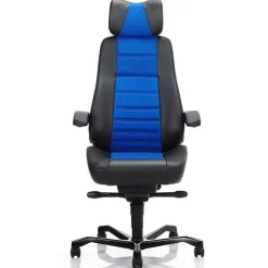 New RETIF Fauteuil De Direction Tr S R Sistant Utilisateur Jusqu' 200 Kg - Noir Et Bleu