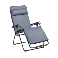 Fashion RETIF Fauteuil De Relaxation Gris Pliable Anti-Feu M2