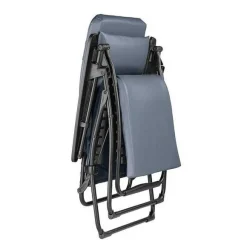 Fashion RETIF Fauteuil De Relaxation Gris Pliable Anti-Feu M2