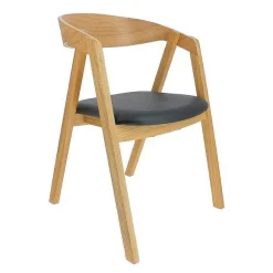 Flash Sale RETIF Fauteuil Empilable D'Int Rieur En Bois Aluze Coloris Ch Ne Naturel