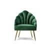 Fashion RETIF Fauteuil Lounge Vert Design, Pieds En M Tal, 63 X 60 X 89 Cm