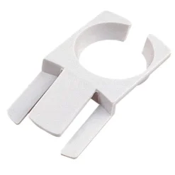 Store RETIF Fixation Porte Verre Blanc En Plastique 7,5X4,2Cm - Par 200