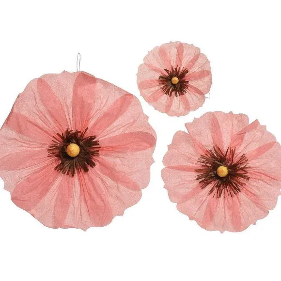 Sale RETIF Fleurs En Papier Rose 20+ 30+ 40 Cm 2 Coloris Possibles
